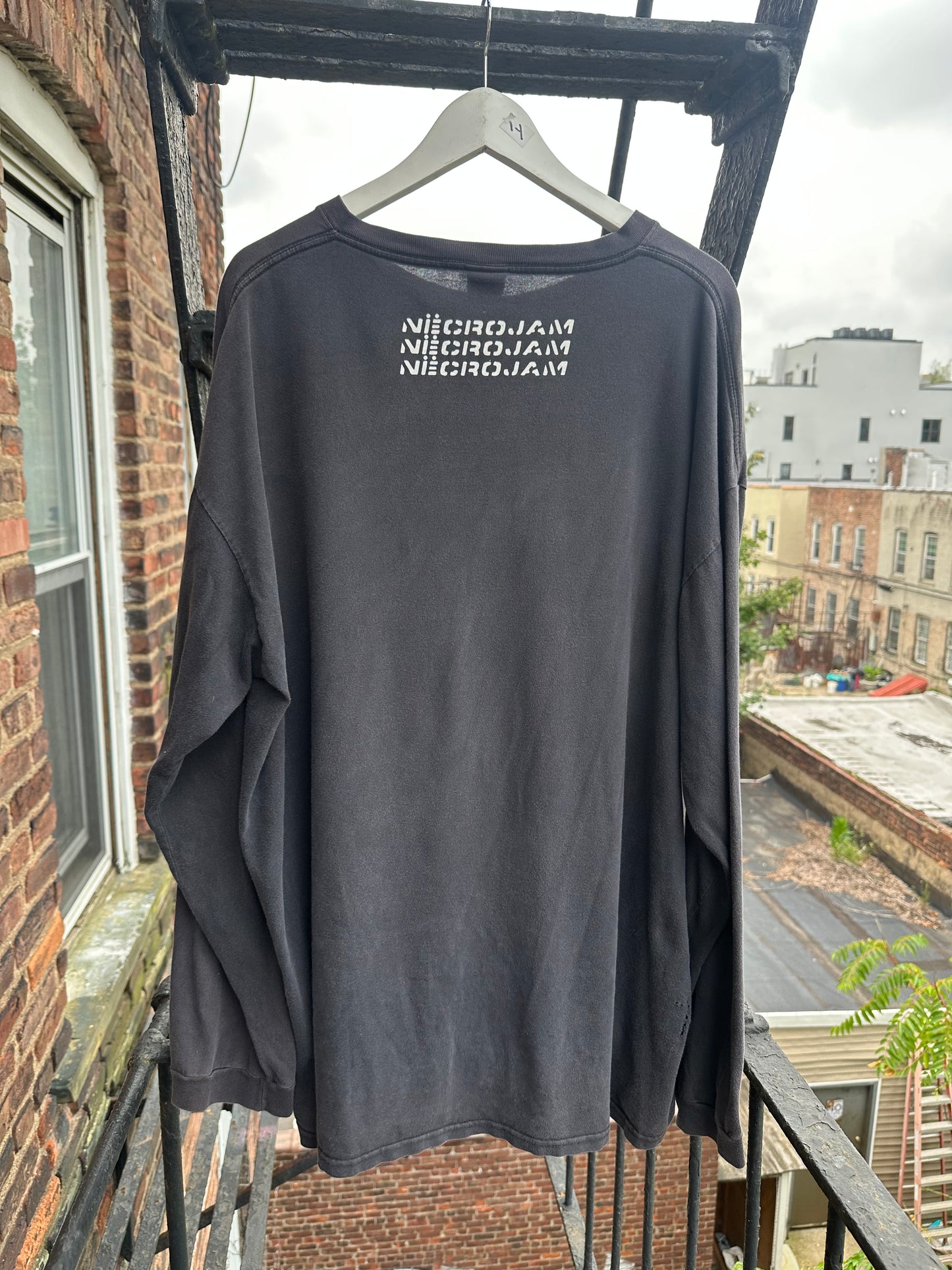 Black Feral Distressed Longsleeve