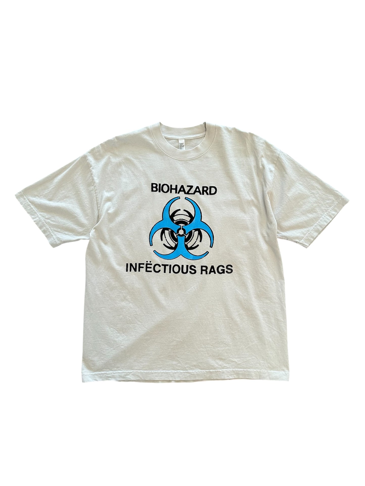 Biohazard Tee (“cement” color blank)