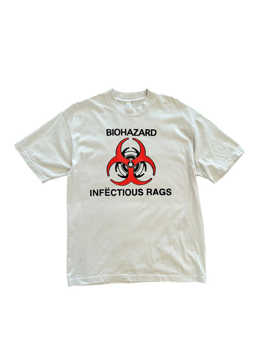 Biohazard Tee (“cement” color blank)
