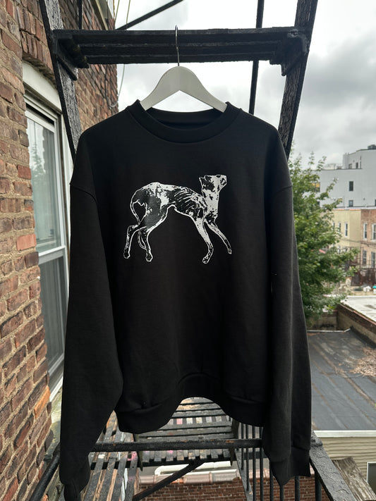 Black Feral Crewneck