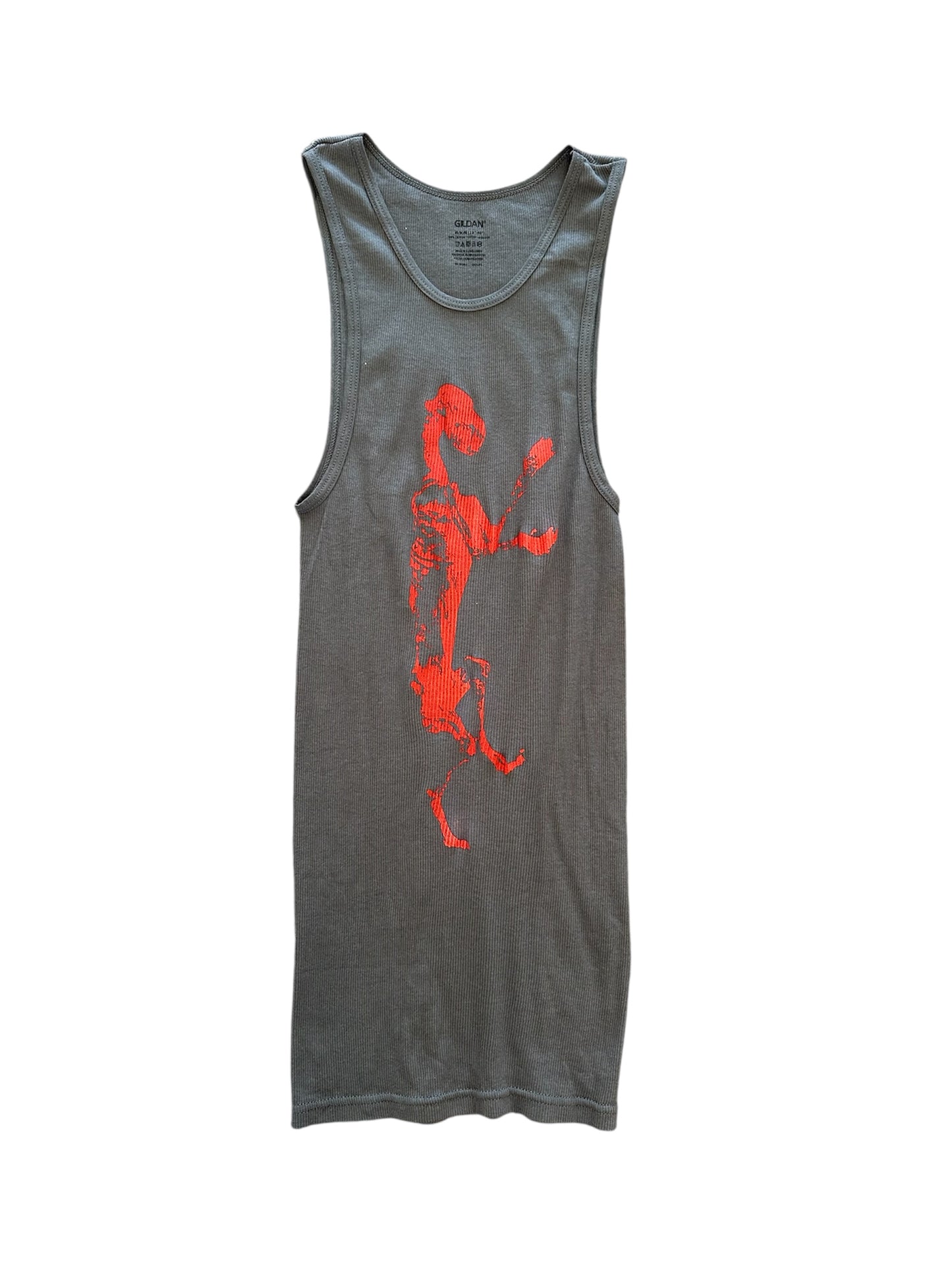Dog Tank Grey/Red