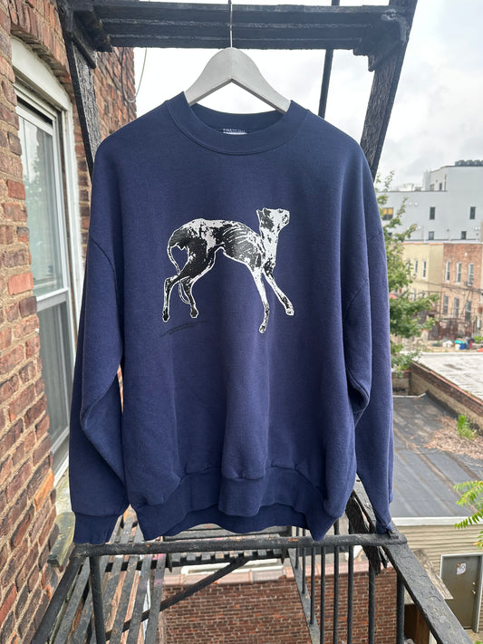 Blue Feral Crewneck