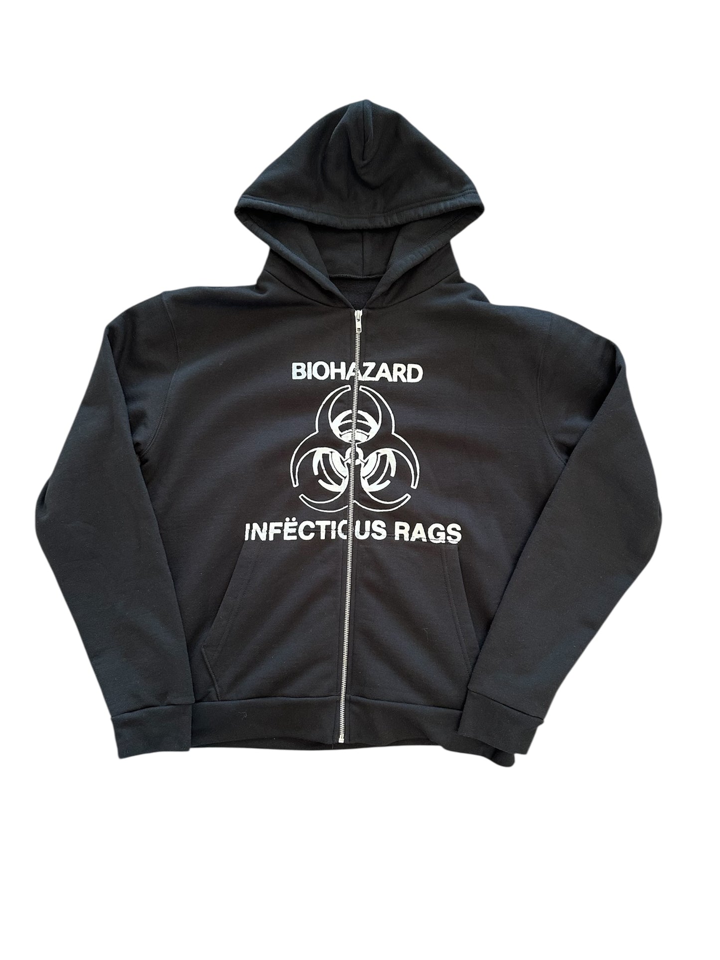 Biohazard Black Zip Hood