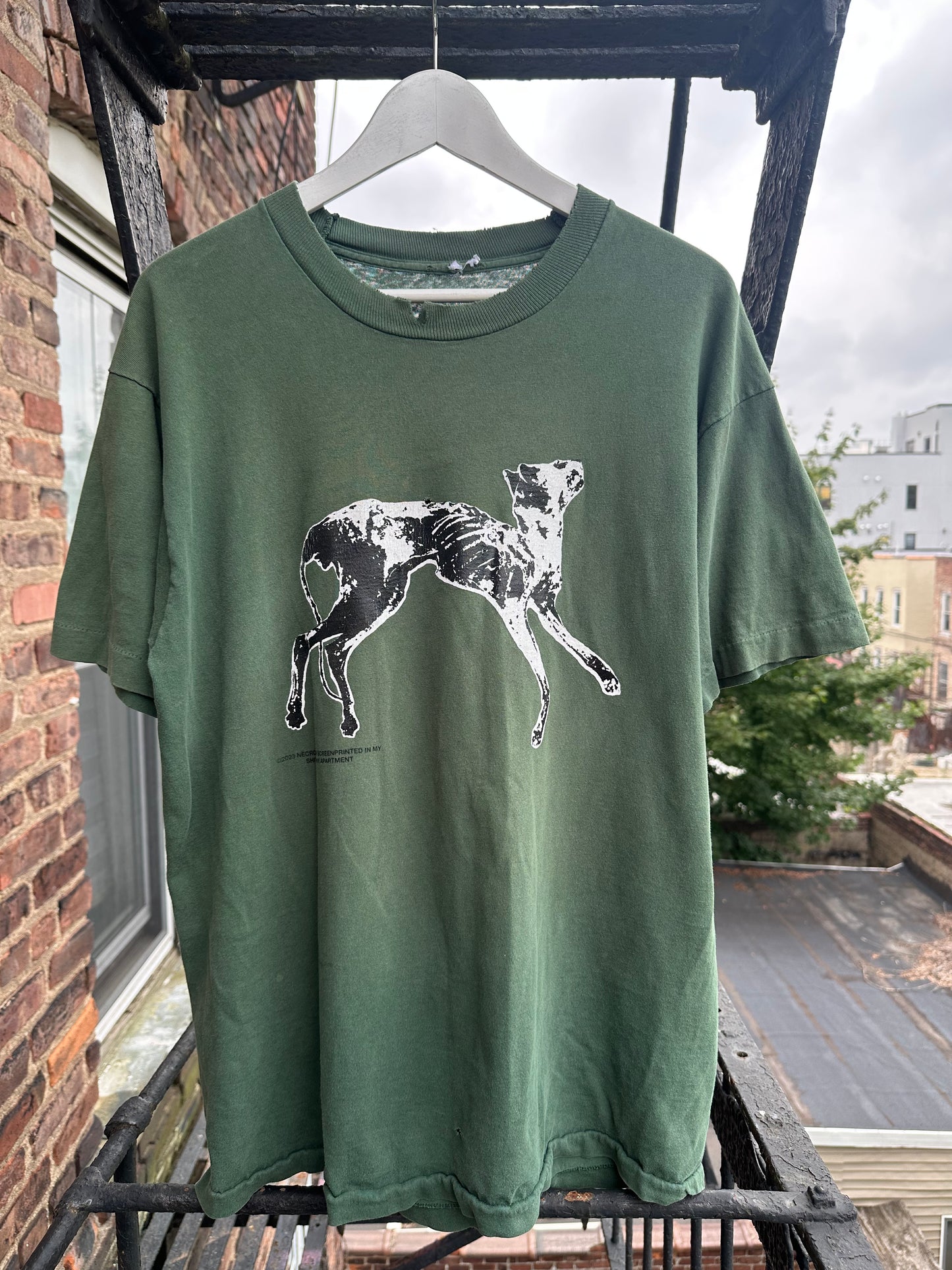 Feral Green Vintage Tee