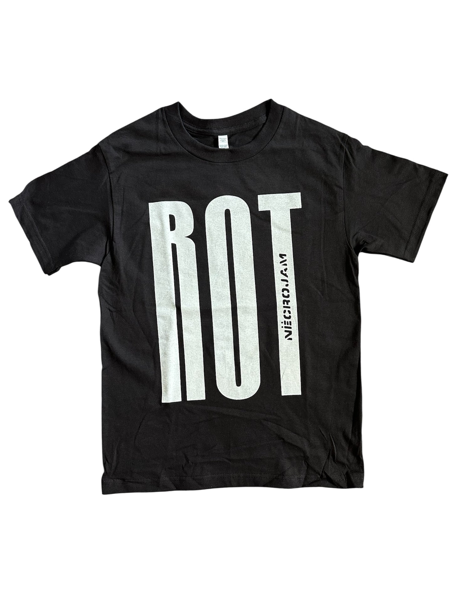 Rot White Print T-Shirt