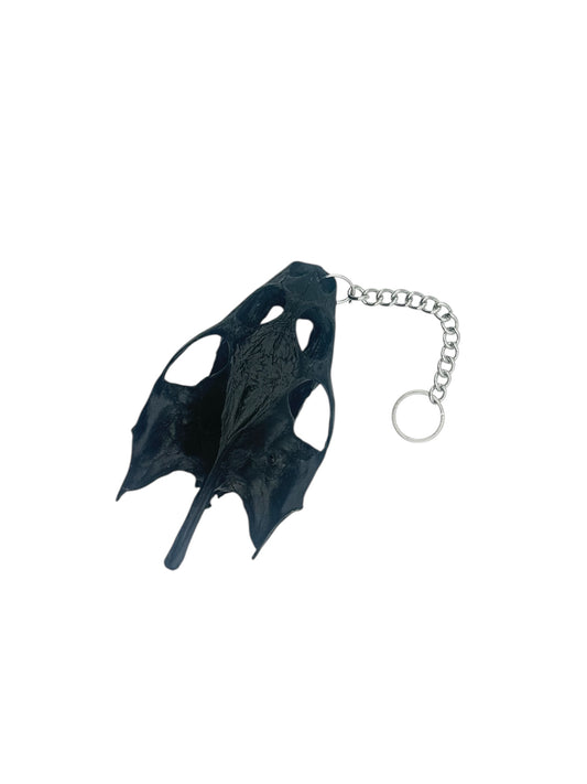 Turtle Skull Chain Charm (Black)