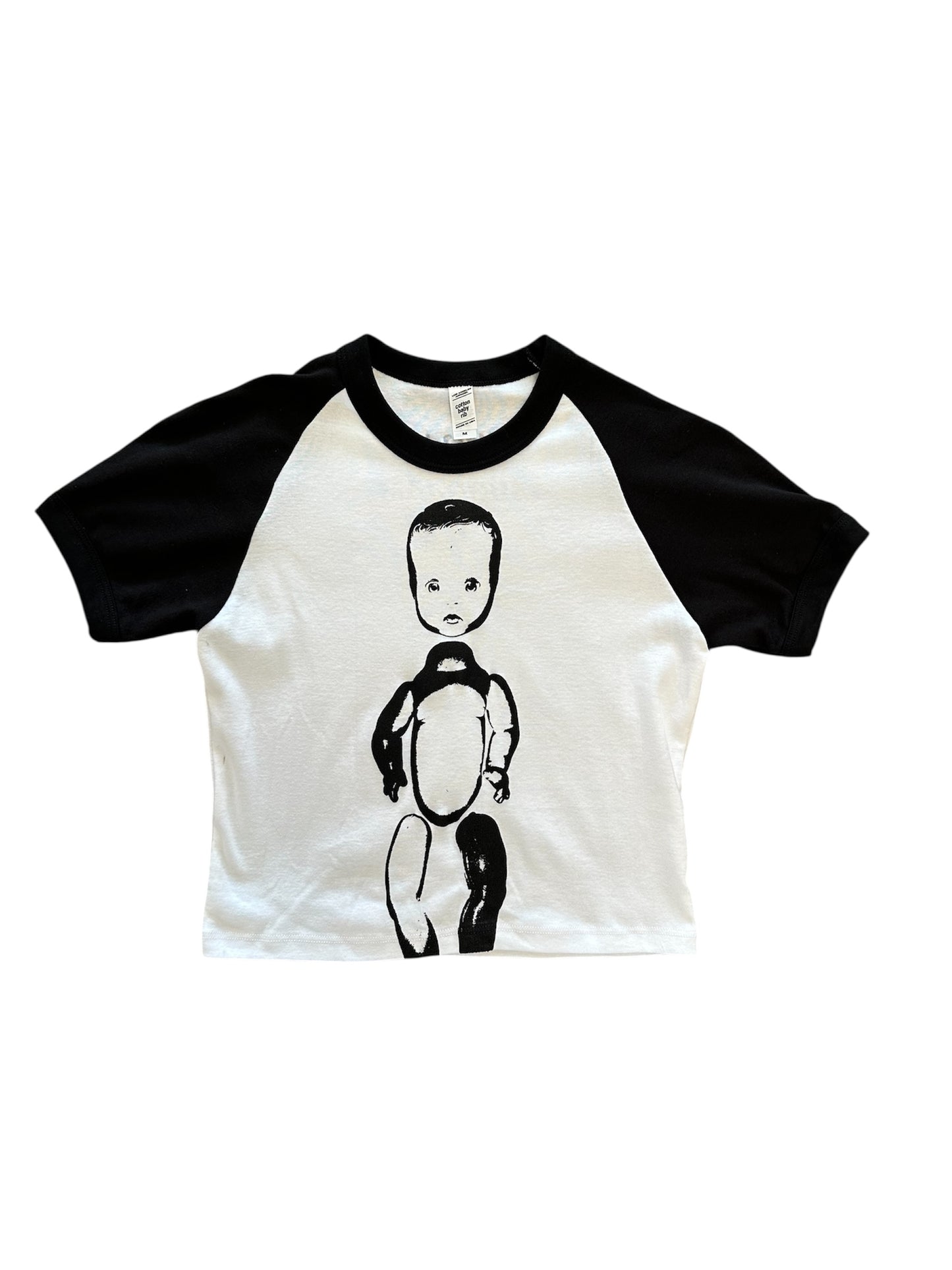 Baby Tee Crop Raglan Sleeve