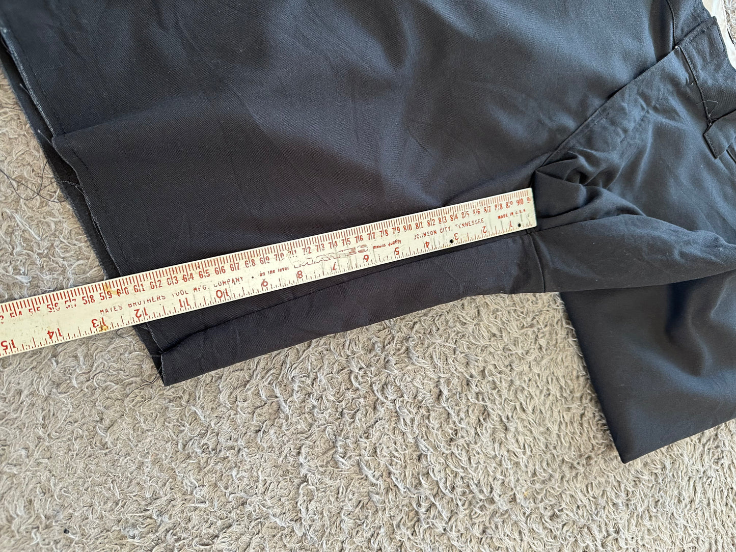 Jam Cargo Shorts Black w/ finished Raw Hem