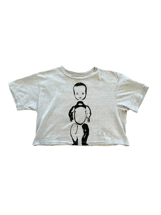 Baby Tee Crop On Vintage Blank