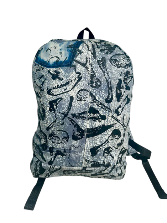 Bone Dyed BackPack (Blue)