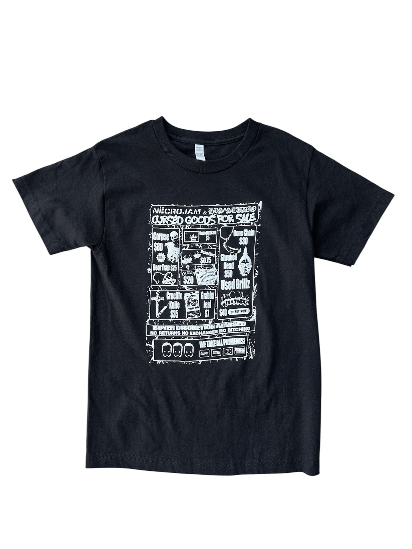 Cursed Goods HYS* Collab Tee White Black